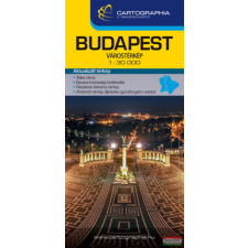 Cartographia Budapest várostérkép 1:30 000 térkép