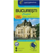 Cartographia Bukarest térkép Cartographia Comfort Map fóliás 1:20 000 2016 térkép