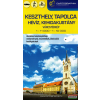 Cartographia Keszthely, Hévíz, Tapolca, Kehidakustány 1:11 000/ 1:10 000 keményborítós várostérkép