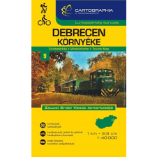 Cartographia Kft. Debrecen környéke turistatérkép térkép