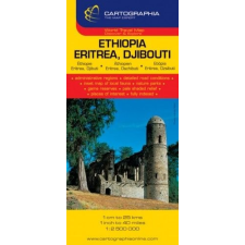 Cartographia Kft. Etiópia, Eritrea, Dzsibuti útitérkép 1:2 500 000 térkép