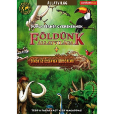 Cartographia Kft. Földünk állatvilága + Dinók és őslények birodalma gyerektérkép gyermek- és ifjúsági könyv