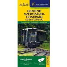 Cartographia Kft. Gemenc, Szekszárdi-dombság, Geresdi-dombság turistatérkép 2023 utazás