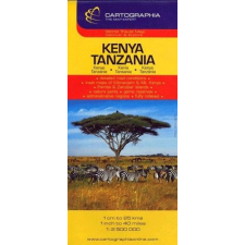 Cartographia Kft. - Kenya, Tanzánia útitérkép 1:2500000 térkép