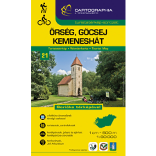 Cartographia Kft. Őrség, Göcsej, Kemeneshát turistatérkép 1:60000 - Goricko térképével térkép