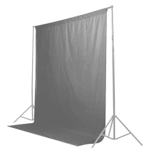 Caruba Háttérvászon 2x3 m - Szürke háttérkarton