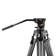 Caruba Videostar 180 Pro Videó Tripod Állvány + Video Fluid Fej - 180cm állványfej