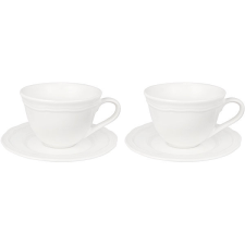 Casa Domani Florence Scallop S/2 eszpresszó csésze és csészealj bögrék, csészék