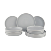 CASA NOVA étkészlet, szürke 12 db-os szett