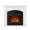  Casandra &amp; Mirabella elektromos kandalló, Art Flame, 150x1350x330 mm, 1950 W, Fa recsegő hatás, 5 lángintenzitási fokozat, Időzítő
