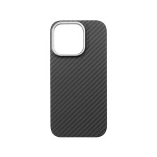 CASE AND PRO aramid karbon tok, iPhone 16 Pro, fekete (CARB-IPH16P-BK) tok és táska