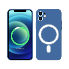 CASE AND PRO iPhone 14 mágneses szilikon tok, kék (Mag-Iph1461-Bl) tok és táska