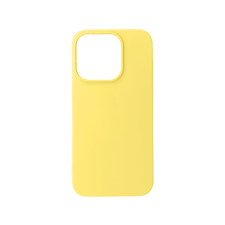 CASE AND PRO iPhone 15 premium szilikon tok, citromsárga (PREM-IPH15-Y) tok és táska