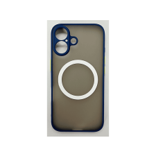 CASE AND PRO iPhone 16 mágneses műanyag tok, kék-zöld (MATTM-IPH16-BLG) tok és táska