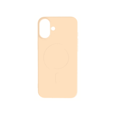 CASE AND PRO iPhone 16 mágneses szilikon tok, édes barack (MAG-IPH16-PE) tok és táska