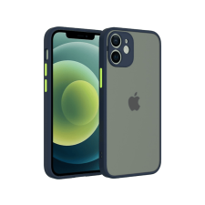 CASE AND PRO iPhone 16e műanyag tok, kék-zöld (MATT-IPH16E-BLG) tok és táska