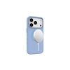 CASE AND PRO iPhone 17 Pro mágneses puha szilikon tok, világos kék (MAGS-IPH17PR-BL)