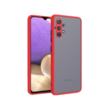 CASE AND PRO Samsung A34 5G műanyag tok, Piros-fekete (Matt-A34-5Grbk) tok és táska