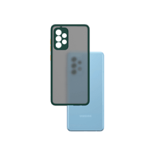 CASE AND PRO Samsung A72 5G műanyag tok, zöld-narancs (Matt-A72-5Ggo) tok és táska