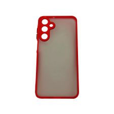 CASE AND PRO Samsung Galaxy A16 műanyag tok, piros-fekete (MATT-A16-RBK) tok és táska