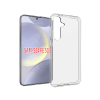 CASE AND PRO Samsung Galaxy S24 FE vékony szilikon hátlap, átlátszó (TPU-SAM-S24FE-TP)