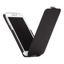 CASE-MATE tok álló (FLIP, textil minta) SLIM FLIP - FEKETE [Samsung Galaxy S5 (SM-G900)] (CM031055) tok és táska