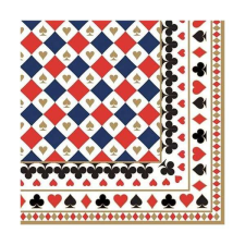 Casino Royale kártyás szalvéta asztalterítő és szalvéta