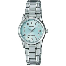 Casio Collection női karóra, rozsdamentes acél, türkiz számlap, WR30 karóra