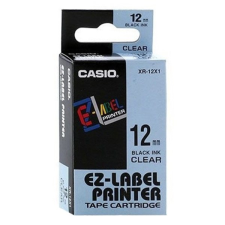 Casio Feliratozó szalag casio xr-12we1 12mmx8m fehér alapon fekete írásszín 10000325 nyomtató kellék