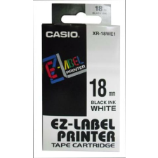 Casio Feliratozógép szalag, 18 mm x 8 m, CASIO, fehér-fekete nyomtató kellék