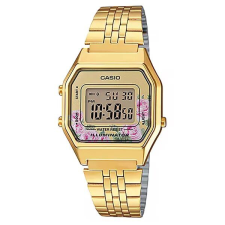  Casio LA680WGA-4C női digitális karóra, arany, nemesacél, WR30 karóra