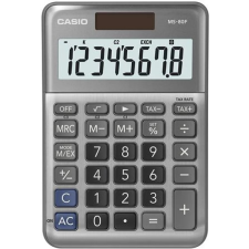 Casio MS-80 F Asztali számológép szürke számológép