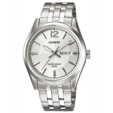  Casio MTP-1335D-7A férfi karóra, rozsdamentes acél, ezüst, WR50 karóra