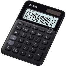 Casio Számológép, asztali, 12 számjegy, CASIO "MS 20UC", fekete számológép