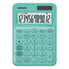 Casio Számológép asztali CASIO MS 20 UC 12 digit zöld számológép
