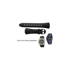Casio W-42 W-43 Casio fekete műanyag szíj okosóra kellék