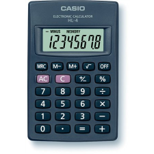 Casio Zsebszámológép, 8 számjegy, casio &quot;hl-4t&quot; hl 4 számológép