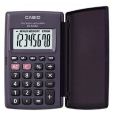 Casio Zsebszámológép, 8 számjegyes, fekete, HL 820 LV BK számológép