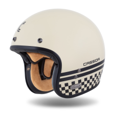 CASSIDA Eso Forty Nine 2024 nyitott bukósisak krémes-fekete bukósisak