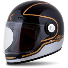 CASSIDA FIBRE JAWA (fekete/ezüst/arany, S méret) bukósisak