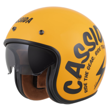 CASSIDA Oxygen 2.0 Gear nyitott motoros sisak sárga-fekete bukósisak