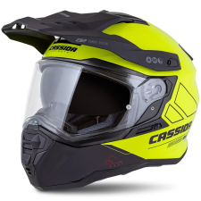 CASSIDA Road Runner Dual enduro bukósisak sárga-fekete bukósisak