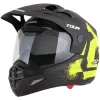 CASSIDA Tour 2.0 Crew sisak, 2026, matt fekete/fluo sárga, plexi Pinlock előkészítéssel, S