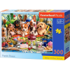 Castor land 300 Db-Os Puzzle - Délutáni Tea Kiskutyákkal (B-030590) (030590)