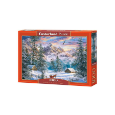 Castorland 1000 db-os puzzle - Karácsony a hegyekben (C-104680) puzzle, kirakós