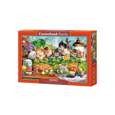 Castorland 1000 db-os puzzle - Napping Kittens (C-105069) puzzle, kirakós
