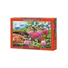 Castorland 1000 db-os puzzle - Pihenés a tóparton (C-104765) puzzle, kirakós