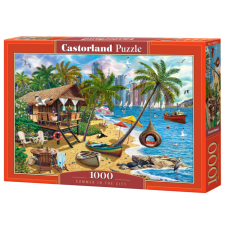 Castorland 1000 db-os puzzle - Summer in the City (C-105045) puzzle, kirakós