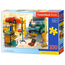 Castorland 100 db-os puzzle - Autószerelő műhely (B-111206) puzzle, kirakós