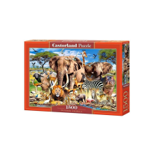 Castorland 1500 db-os puzzle - A szavanna állatai (C-151950) puzzle, kirakós